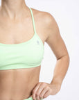 Mint Mossy Crossback Bra