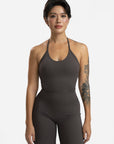 Rock Grey Mossy Halter Top