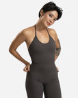 Rock Grey Mossy Halter Top