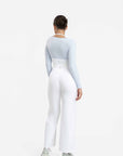 Ice Blue Sculpt Long Sleeve Shrug