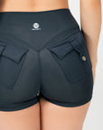 Signature Pockets Short Black