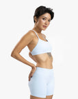 Light Blue V-Seam Sculpt Shorts