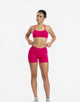 Berry Bloom V-Seam Sculpt Shorts