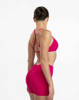 Berry Bloom Mossy Crossback Bra