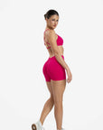 Berry Bloom Mossy Crossback Bra