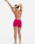 Berry Bloom V-Seam Sculpt Shorts