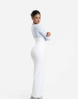 Ice Blue Sculpt Long Sleeve Shrug