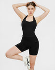 Sculpt Halter Top Black - Mossy Official